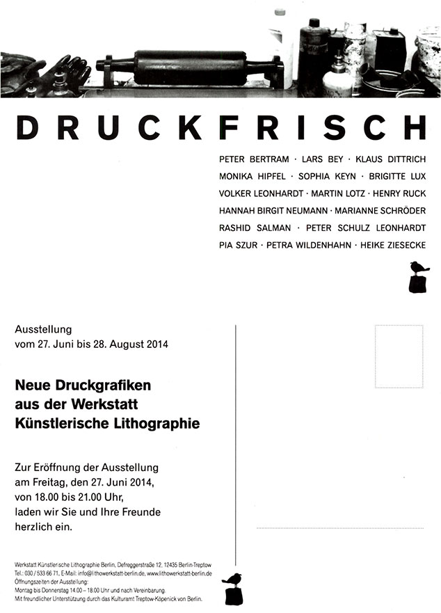 Druckfrisch 2014